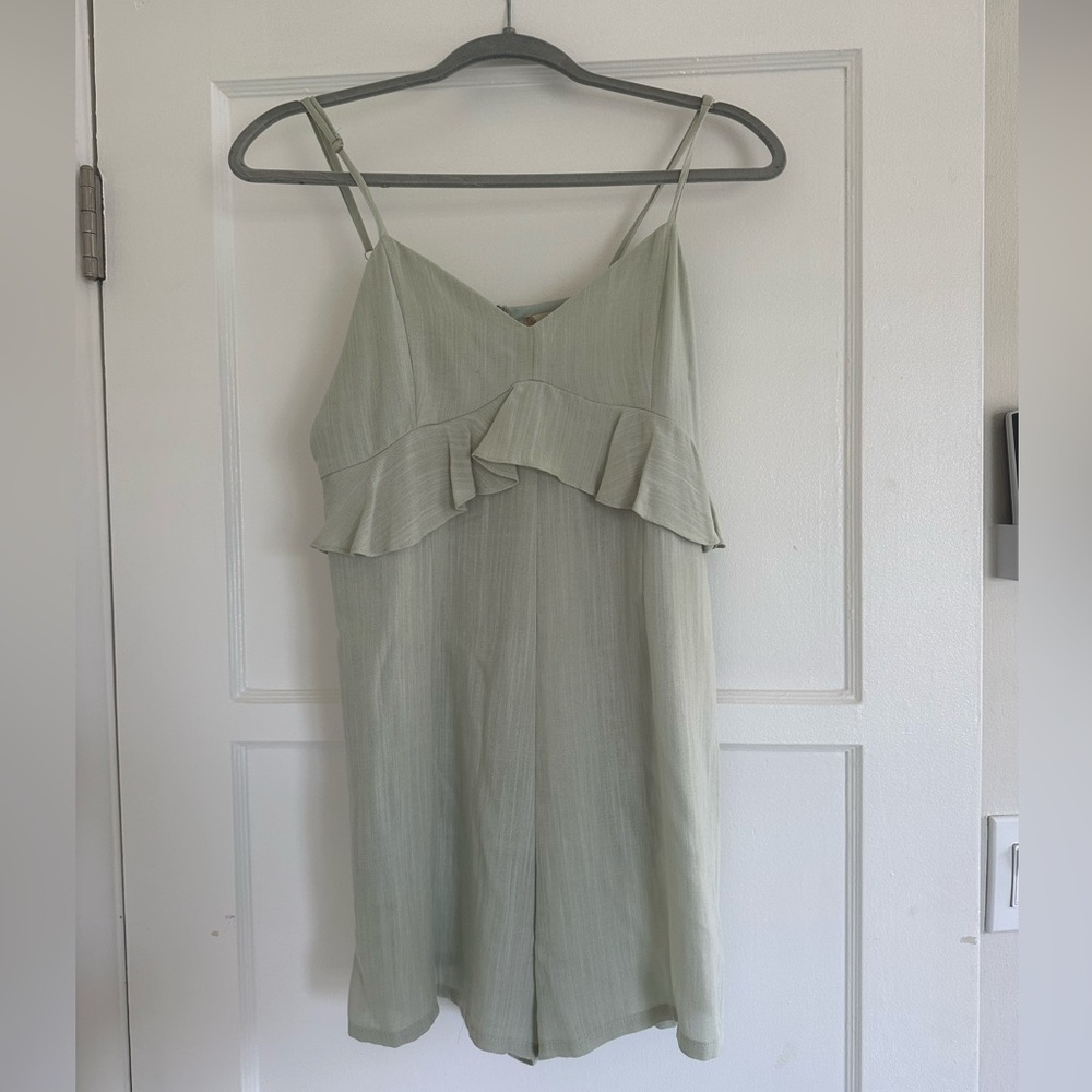 Altar’d State sage green romper